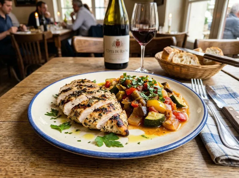Chicken Breast with Ratatouille