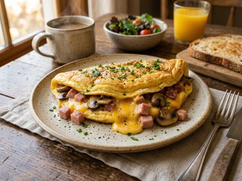 Loaded Cheese Omelette