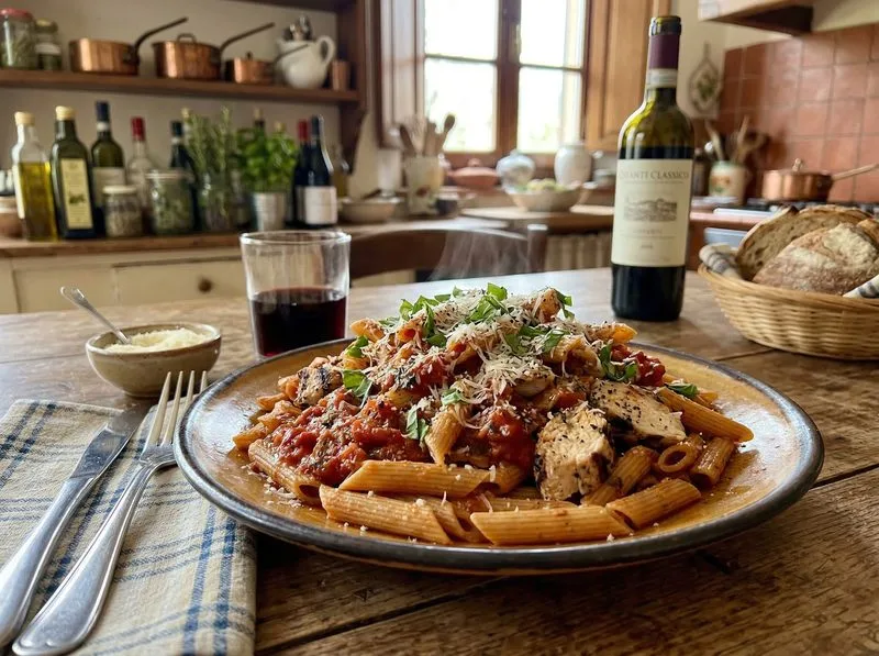 Carb Recharge Chicken Pasta