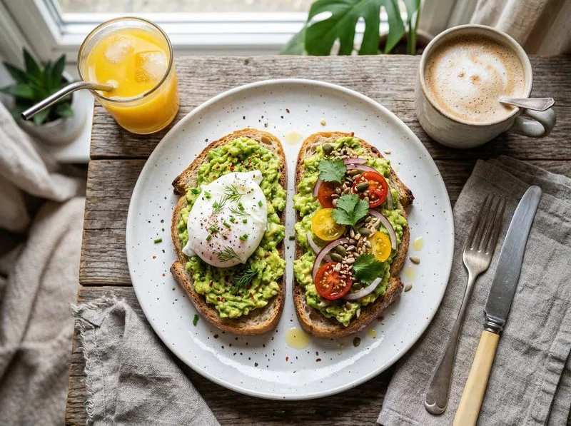 Avocado Toast with Poached Egg