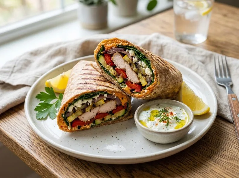 Turkey Grilled Vegetable Wrap